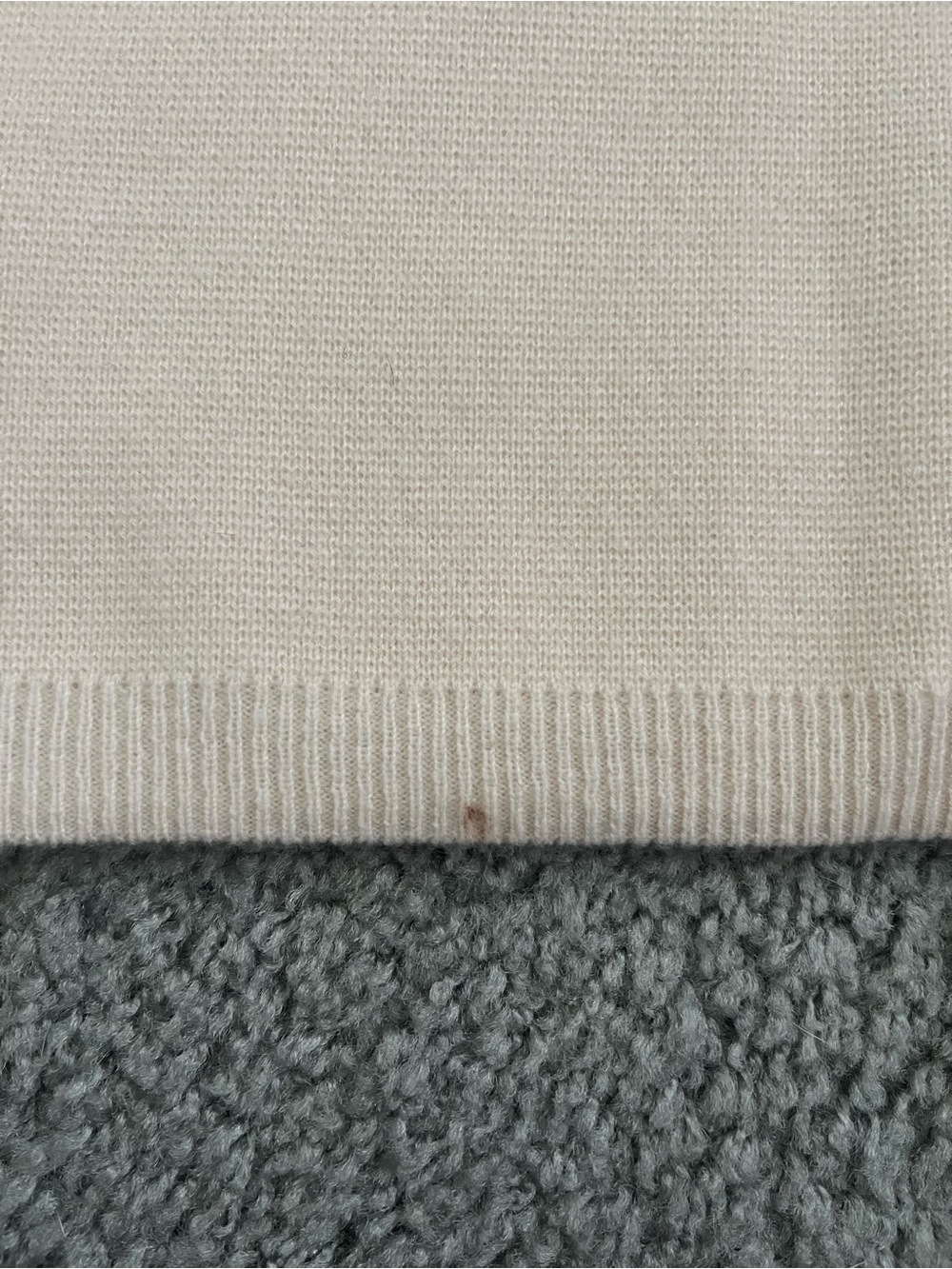 J. Crew Cashmere Sleeveless Turtleneck Sweater Vest in Cream - Picture 7 of 7